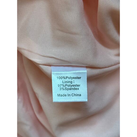 NWT Tuckernuck Bellini Fil Coupe Palmerston Pastel Pink Mini Jacquard Dress XS - Picture 8 of 9